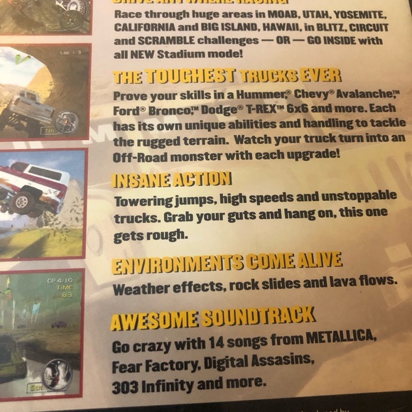 Test Drive Off-Road: Wide Open (Microsoft Xbox, 2001) Complete & Tested - Picture 2 of 7